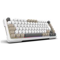 INCA IKG-455 EMPOUSA GASKET HOT SWAP POSH TRİ-MODE MAKRO RGB MEKANIK GAMING KLAVYE-BEYAZ kablosuz ve kablolu kulanma özl